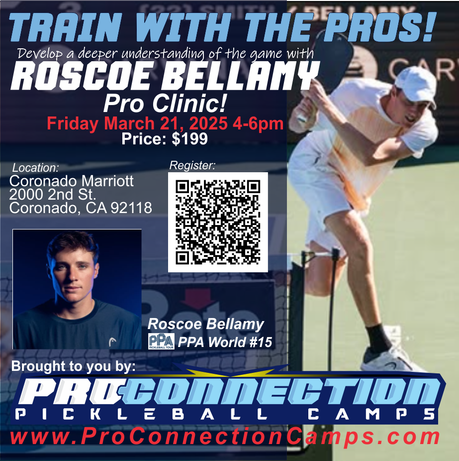 Coronado, CA, March 21st Clinic with Roscoe Bellamy!